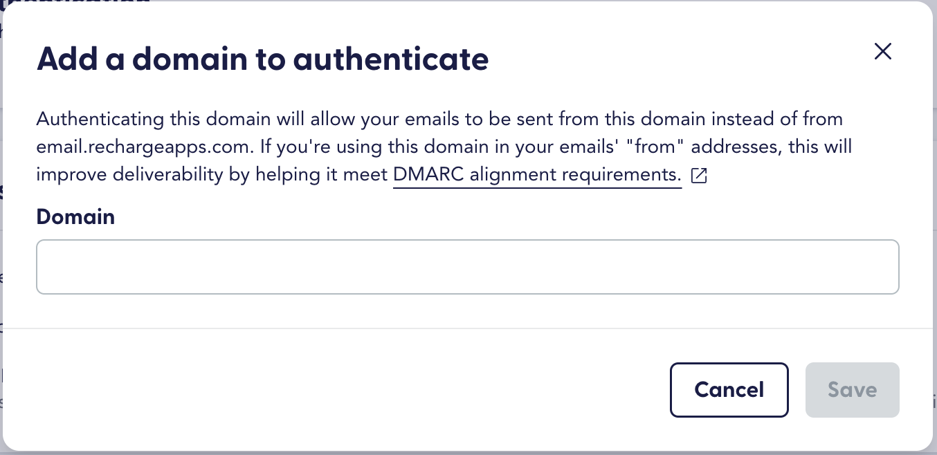You can enter your domain in the add a domain to authenticate section to generate three DKIM records