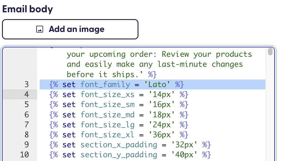 How to customize the Upcoming order email – Recharge