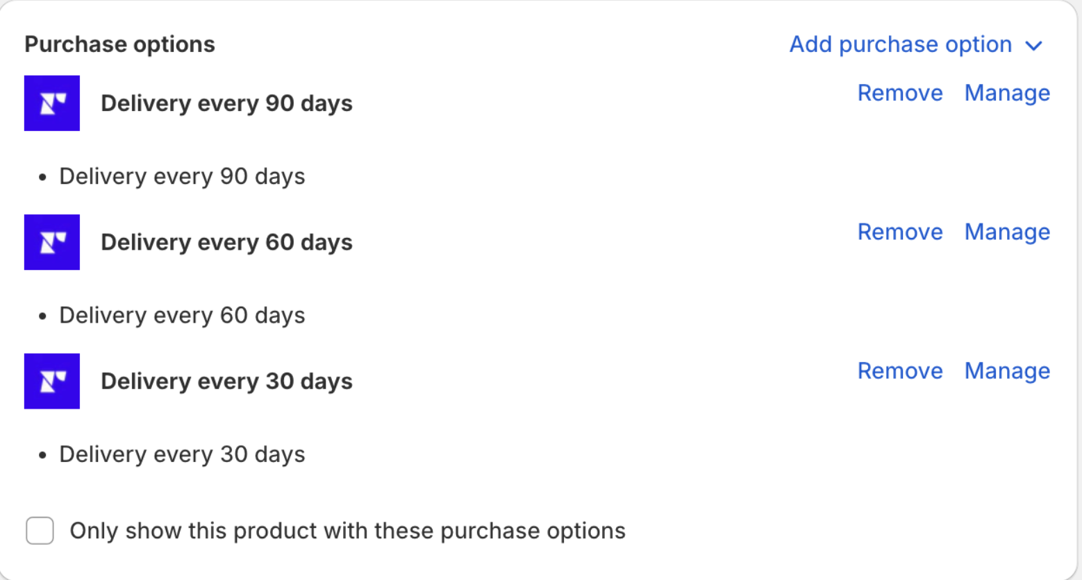 Monosnap Ticket: Fix the frequency ordering – Recharge Inc. – Zendesk 2024-11-20 11-45-26.png