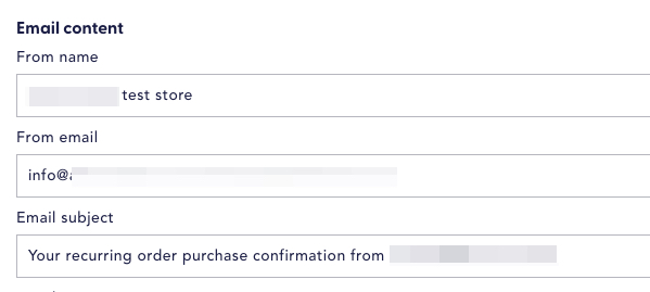Edit sender field in notifications