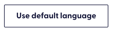 Use default language button